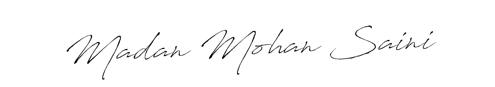 Also You can easily find your signature by using the search form. We will create Madan Mohan Saini name handwritten signature images for you free of cost using Antro_Vectra sign style. Madan Mohan Saini signature style 6 images and pictures png