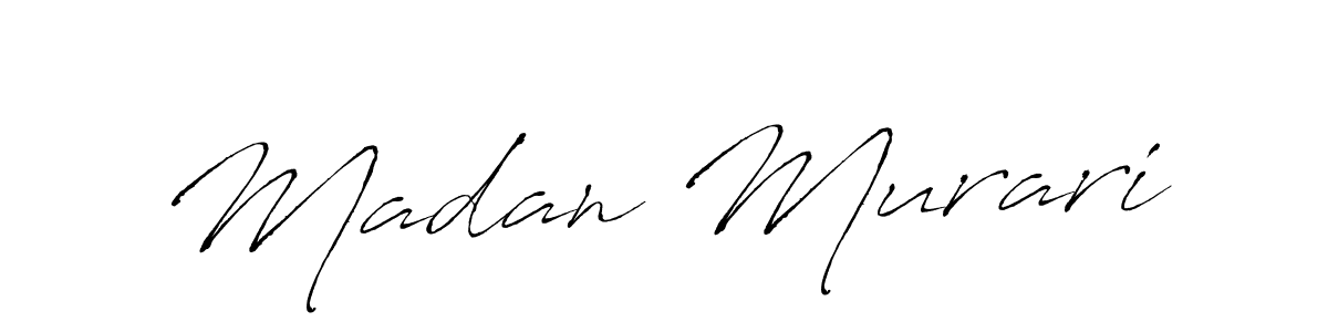 You should practise on your own different ways (Antro_Vectra) to write your name (Madan Murari) in signature. don't let someone else do it for you. Madan Murari signature style 6 images and pictures png