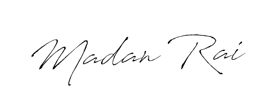 Make a beautiful signature design for name Madan Rai. Use this online signature maker to create a handwritten signature for free. Madan Rai signature style 6 images and pictures png