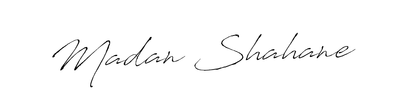 Similarly Antro_Vectra is the best handwritten signature design. Signature creator online .You can use it as an online autograph creator for name Madan Shahane. Madan Shahane signature style 6 images and pictures png