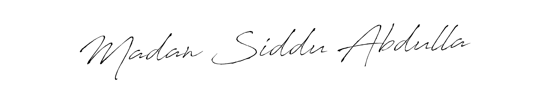 Use a signature maker to create a handwritten signature online. With this signature software, you can design (Antro_Vectra) your own signature for name Madan Siddu Abdulla. Madan Siddu Abdulla signature style 6 images and pictures png