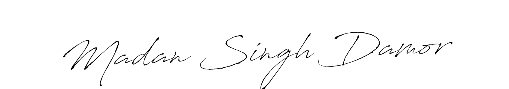 Similarly Antro_Vectra is the best handwritten signature design. Signature creator online .You can use it as an online autograph creator for name Madan Singh Damor. Madan Singh Damor signature style 6 images and pictures png