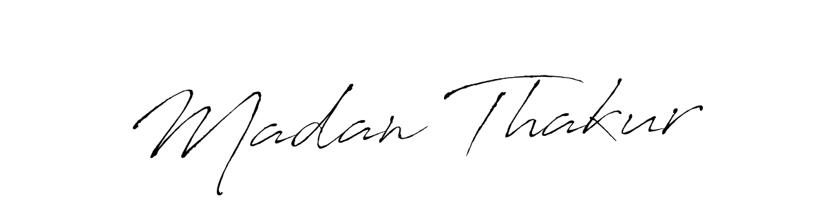 Also we have Madan Thakur name is the best signature style. Create professional handwritten signature collection using Antro_Vectra autograph style. Madan Thakur signature style 6 images and pictures png