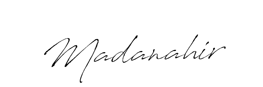Create a beautiful signature design for name Madanahir. With this signature (Antro_Vectra) fonts, you can make a handwritten signature for free. Madanahir signature style 6 images and pictures png