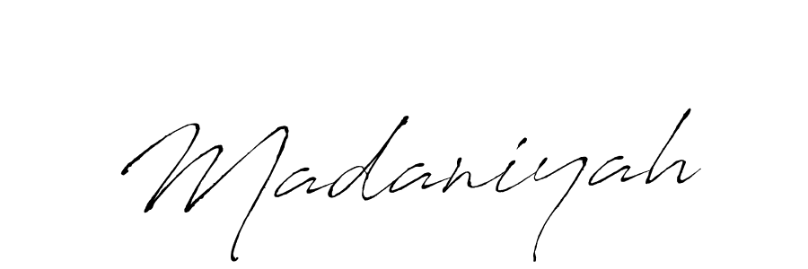 Make a beautiful signature design for name Madaniyah. Use this online signature maker to create a handwritten signature for free. Madaniyah signature style 6 images and pictures png