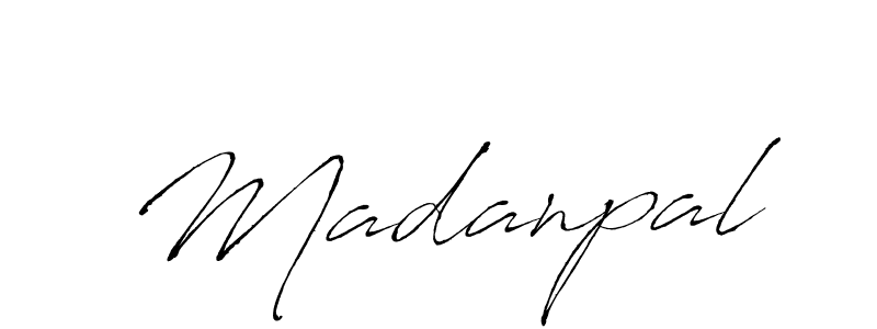 Create a beautiful signature design for name Madanpal. With this signature (Antro_Vectra) fonts, you can make a handwritten signature for free. Madanpal signature style 6 images and pictures png