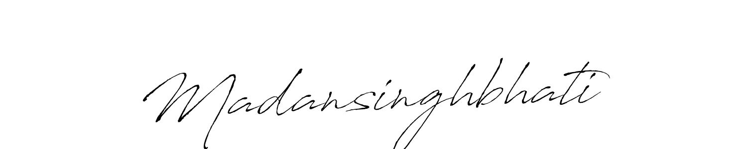 Madansinghbhati stylish signature style. Best Handwritten Sign (Antro_Vectra) for my name. Handwritten Signature Collection Ideas for my name Madansinghbhati. Madansinghbhati signature style 6 images and pictures png