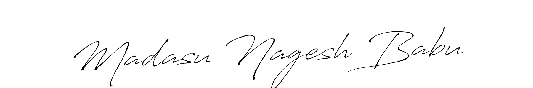 Use a signature maker to create a handwritten signature online. With this signature software, you can design (Antro_Vectra) your own signature for name Madasu Nagesh Babu. Madasu Nagesh Babu signature style 6 images and pictures png