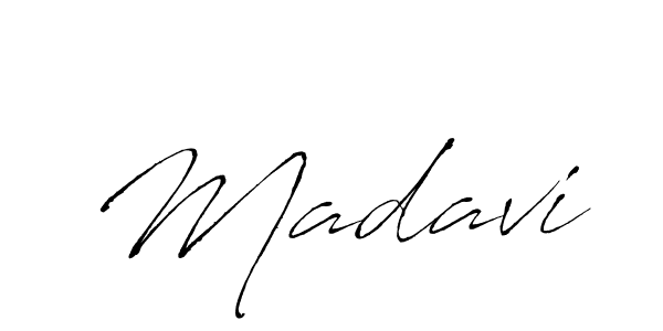 Madavi stylish signature style. Best Handwritten Sign (Antro_Vectra) for my name. Handwritten Signature Collection Ideas for my name Madavi. Madavi signature style 6 images and pictures png