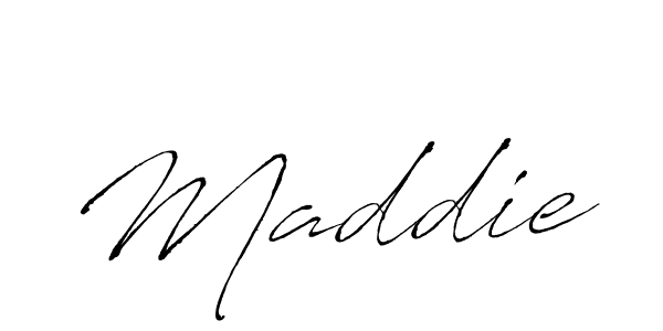 Make a beautiful signature design for name Maddie. With this signature (Antro_Vectra) style, you can create a handwritten signature for free. Maddie signature style 6 images and pictures png