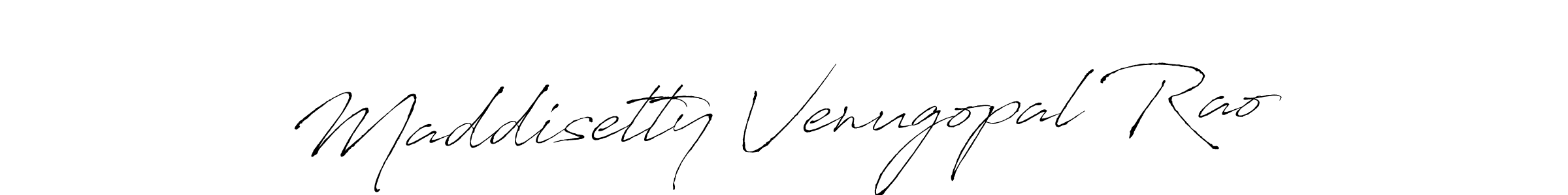 How to make Maddisetty Venugopal Rao signature? Antro_Vectra is a professional autograph style. Create handwritten signature for Maddisetty Venugopal Rao name. Maddisetty Venugopal Rao signature style 6 images and pictures png