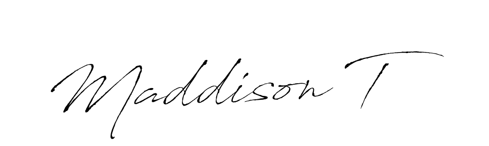 Make a beautiful signature design for name Maddison T. Use this online signature maker to create a handwritten signature for free. Maddison T signature style 6 images and pictures png