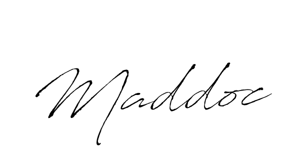 Create a beautiful signature design for name Maddoc. With this signature (Antro_Vectra) fonts, you can make a handwritten signature for free. Maddoc signature style 6 images and pictures png