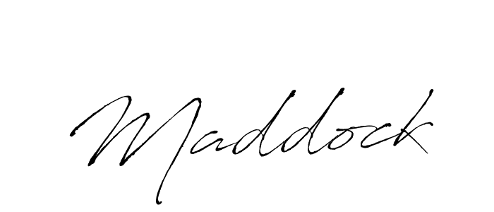 Use a signature maker to create a handwritten signature online. With this signature software, you can design (Antro_Vectra) your own signature for name Maddock. Maddock signature style 6 images and pictures png