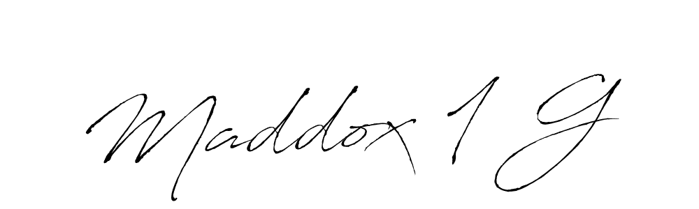 Use a signature maker to create a handwritten signature online. With this signature software, you can design (Antro_Vectra) your own signature for name Maddox 1 G. Maddox 1 G signature style 6 images and pictures png