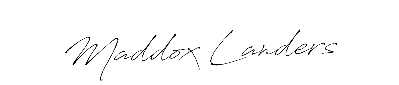 Make a beautiful signature design for name Maddox Landers. Use this online signature maker to create a handwritten signature for free. Maddox Landers signature style 6 images and pictures png