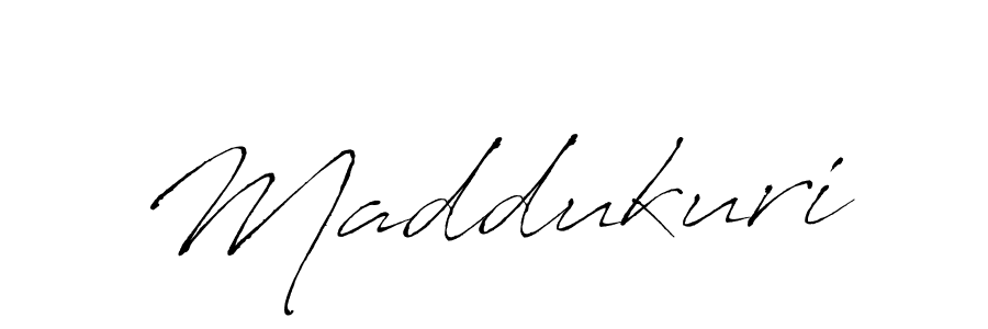 Design your own signature with our free online signature maker. With this signature software, you can create a handwritten (Antro_Vectra) signature for name Maddukuri. Maddukuri signature style 6 images and pictures png