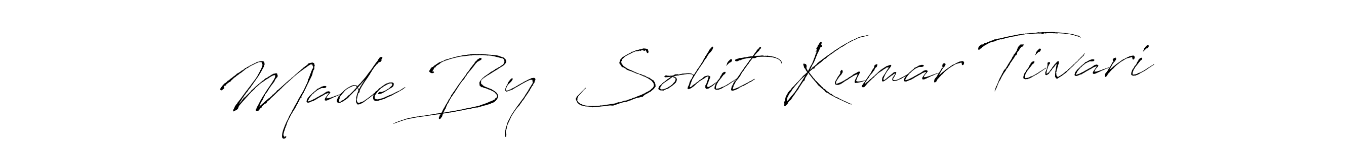 You should practise on your own different ways (Antro_Vectra) to write your name (Made By  Sohit Kumar Tiwari) in signature. don't let someone else do it for you. Made By  Sohit Kumar Tiwari signature style 6 images and pictures png