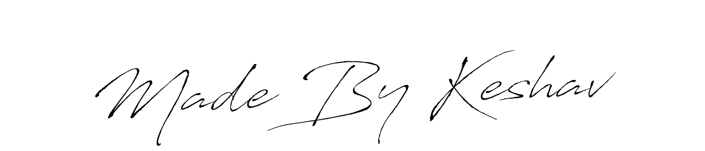 Make a beautiful signature design for name Made By Keshav. With this signature (Antro_Vectra) style, you can create a handwritten signature for free. Made By Keshav signature style 6 images and pictures png