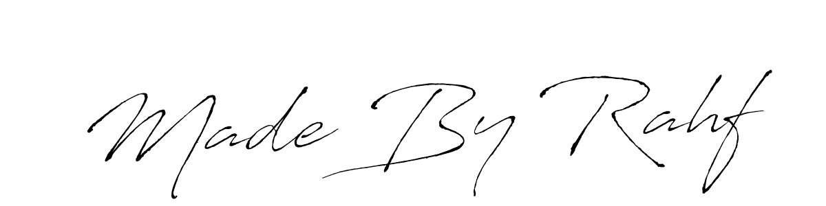 How to make Made By Rahf name signature. Use Antro_Vectra style for creating short signs online. This is the latest handwritten sign. Made By Rahf signature style 6 images and pictures png