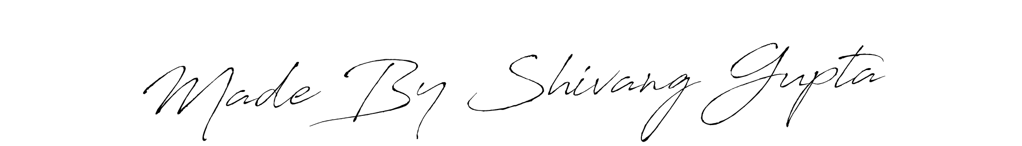 Use a signature maker to create a handwritten signature online. With this signature software, you can design (Antro_Vectra) your own signature for name Made By Shivang Gupta. Made By Shivang Gupta signature style 6 images and pictures png