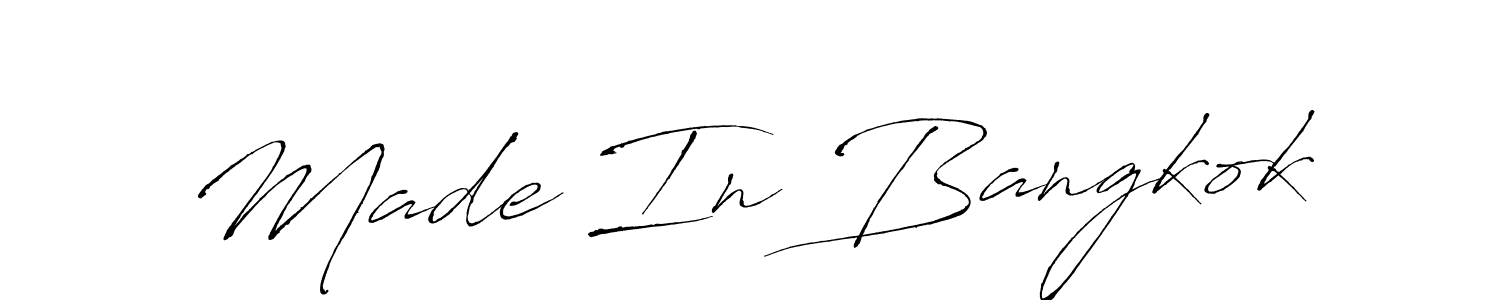 Also we have Made In Bangkok name is the best signature style. Create professional handwritten signature collection using Antro_Vectra autograph style. Made In Bangkok signature style 6 images and pictures png