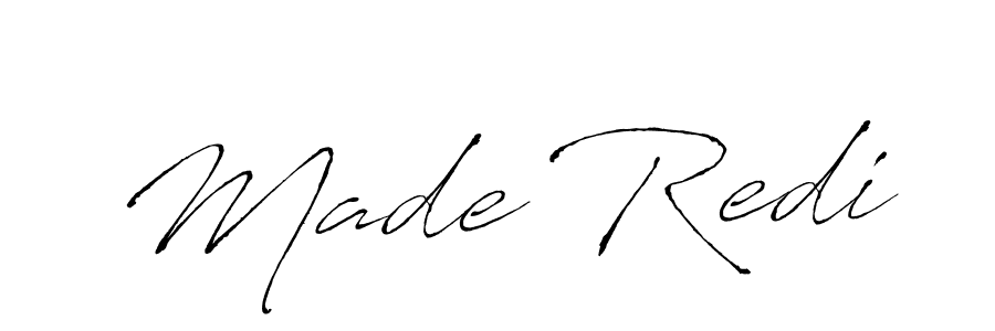 Also You can easily find your signature by using the search form. We will create Made Redi name handwritten signature images for you free of cost using Antro_Vectra sign style. Made Redi signature style 6 images and pictures png