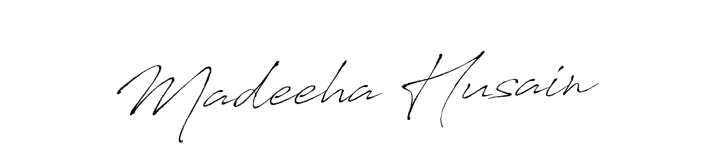 if you are searching for the best signature style for your name Madeeha Husain. so please give up your signature search. here we have designed multiple signature styles  using Antro_Vectra. Madeeha Husain signature style 6 images and pictures png