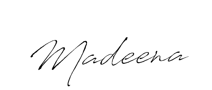 Also we have Madeena name is the best signature style. Create professional handwritten signature collection using Antro_Vectra autograph style. Madeena signature style 6 images and pictures png