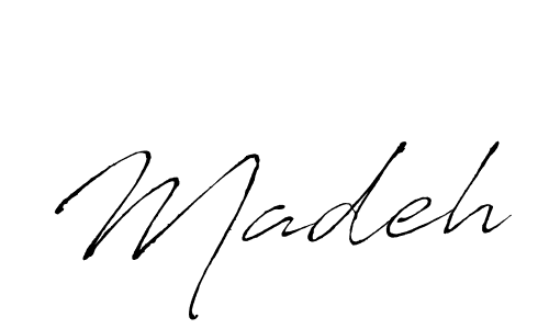 It looks lik you need a new signature style for name Madeh. Design unique handwritten (Antro_Vectra) signature with our free signature maker in just a few clicks. Madeh signature style 6 images and pictures png