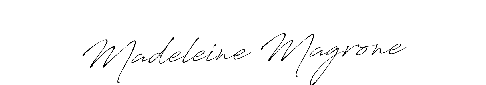 Best and Professional Signature Style for Madeleine Magrone. Antro_Vectra Best Signature Style Collection. Madeleine Magrone signature style 6 images and pictures png