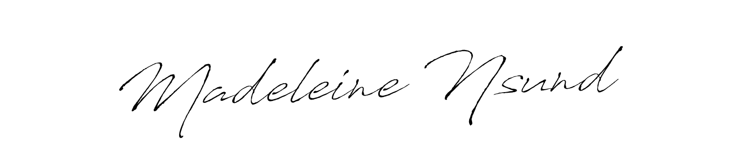 if you are searching for the best signature style for your name Madeleine Nsund. so please give up your signature search. here we have designed multiple signature styles  using Antro_Vectra. Madeleine Nsund signature style 6 images and pictures png