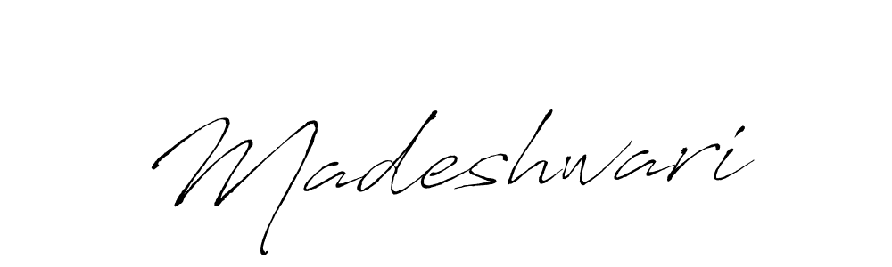 Design your own signature with our free online signature maker. With this signature software, you can create a handwritten (Antro_Vectra) signature for name Madeshwari. Madeshwari signature style 6 images and pictures png