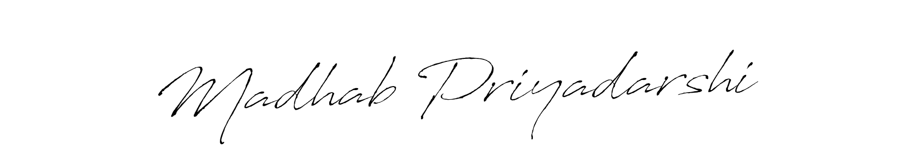 Make a beautiful signature design for name Madhab Priyadarshi. With this signature (Antro_Vectra) style, you can create a handwritten signature for free. Madhab Priyadarshi signature style 6 images and pictures png