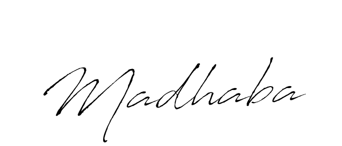 You can use this online signature creator to create a handwritten signature for the name Madhaba. This is the best online autograph maker. Madhaba signature style 6 images and pictures png