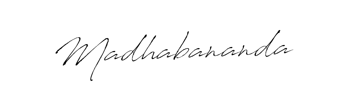 Antro_Vectra is a professional signature style that is perfect for those who want to add a touch of class to their signature. It is also a great choice for those who want to make their signature more unique. Get Madhabananda name to fancy signature for free. Madhabananda signature style 6 images and pictures png