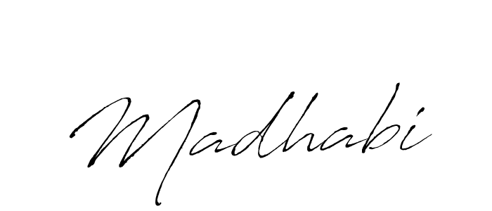 You should practise on your own different ways (Antro_Vectra) to write your name (Madhabi) in signature. don't let someone else do it for you. Madhabi signature style 6 images and pictures png