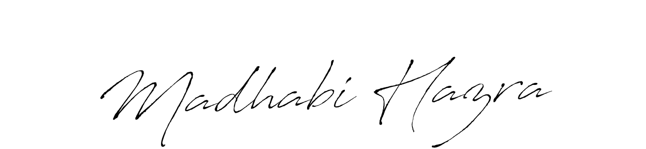 Madhabi Hazra stylish signature style. Best Handwritten Sign (Antro_Vectra) for my name. Handwritten Signature Collection Ideas for my name Madhabi Hazra. Madhabi Hazra signature style 6 images and pictures png