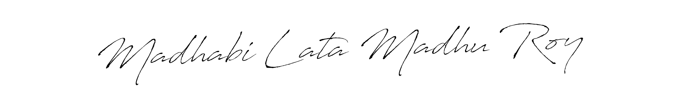 It looks lik you need a new signature style for name Madhabi Lata Madhu Roy. Design unique handwritten (Antro_Vectra) signature with our free signature maker in just a few clicks. Madhabi Lata Madhu Roy signature style 6 images and pictures png