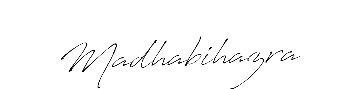 Madhabihazra stylish signature style. Best Handwritten Sign (Antro_Vectra) for my name. Handwritten Signature Collection Ideas for my name Madhabihazra. Madhabihazra signature style 6 images and pictures png