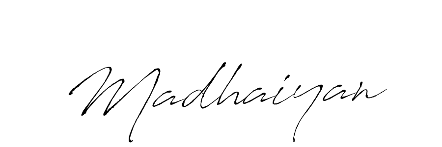 How to make Madhaiyan signature? Antro_Vectra is a professional autograph style. Create handwritten signature for Madhaiyan name. Madhaiyan signature style 6 images and pictures png
