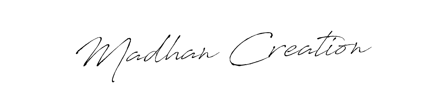 You can use this online signature creator to create a handwritten signature for the name Madhan Creation. This is the best online autograph maker. Madhan Creation signature style 6 images and pictures png