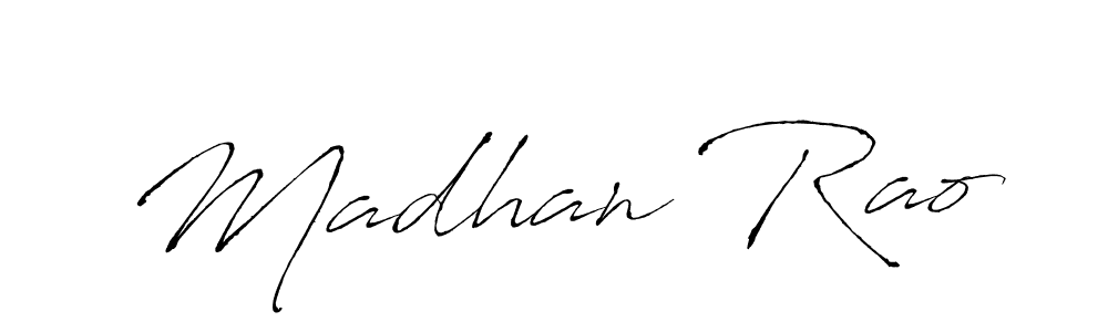 if you are searching for the best signature style for your name Madhan Rao. so please give up your signature search. here we have designed multiple signature styles  using Antro_Vectra. Madhan Rao signature style 6 images and pictures png
