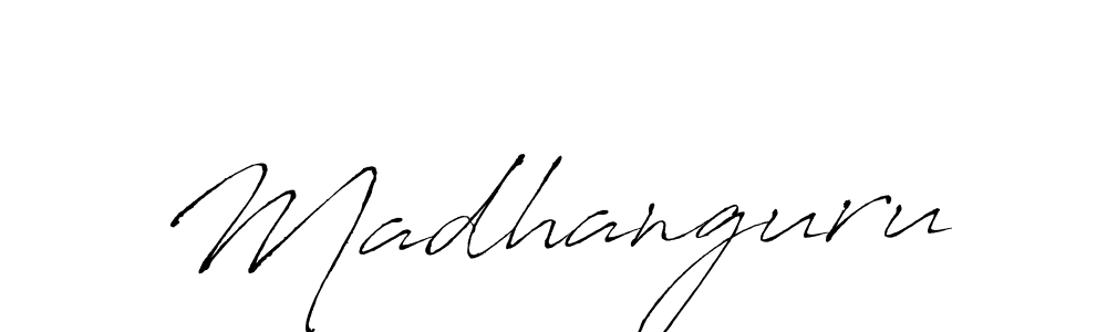 The best way (Antro_Vectra) to make a short signature is to pick only two or three words in your name. The name Madhanguru include a total of six letters. For converting this name. Madhanguru signature style 6 images and pictures png