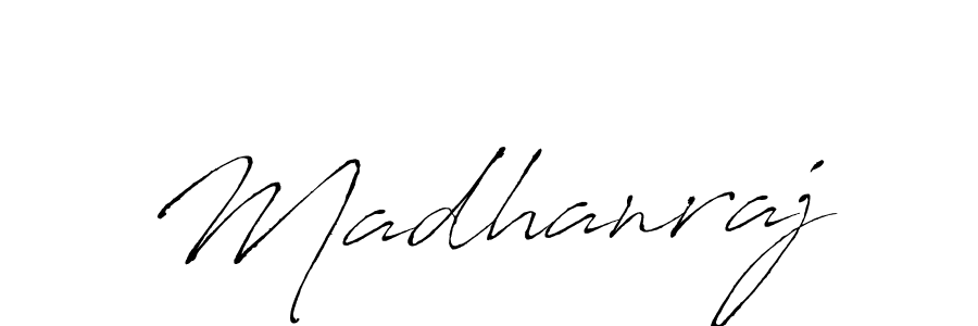 Make a beautiful signature design for name Madhanraj. With this signature (Antro_Vectra) style, you can create a handwritten signature for free. Madhanraj signature style 6 images and pictures png