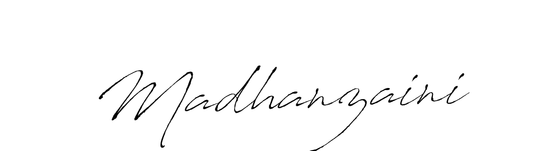 Create a beautiful signature design for name Madhanzaini. With this signature (Antro_Vectra) fonts, you can make a handwritten signature for free. Madhanzaini signature style 6 images and pictures png
