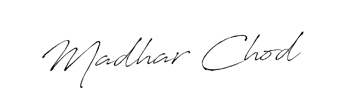 Design your own signature with our free online signature maker. With this signature software, you can create a handwritten (Antro_Vectra) signature for name Madhar Chod. Madhar Chod signature style 6 images and pictures png