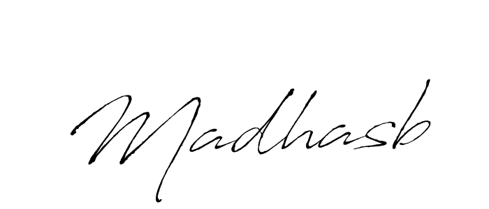 The best way (Antro_Vectra) to make a short signature is to pick only two or three words in your name. The name Madhasb include a total of six letters. For converting this name. Madhasb signature style 6 images and pictures png