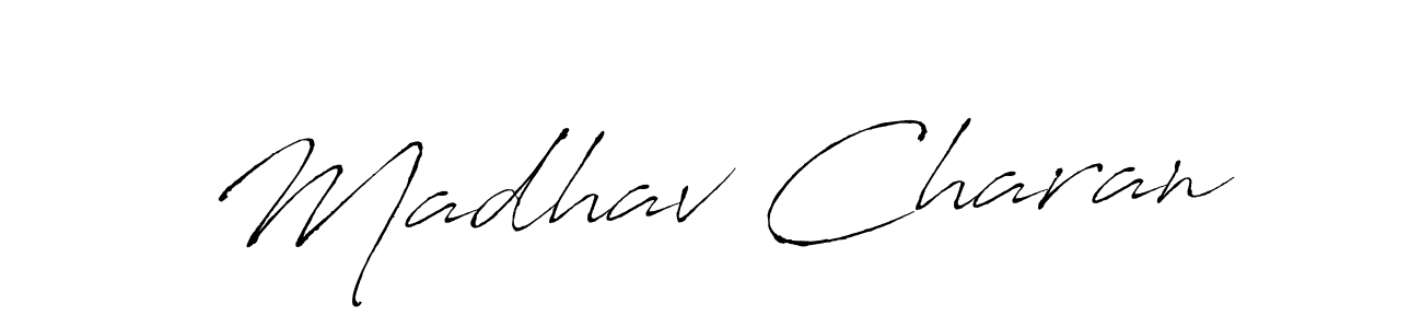 Also You can easily find your signature by using the search form. We will create Madhav Charan name handwritten signature images for you free of cost using Antro_Vectra sign style. Madhav Charan signature style 6 images and pictures png