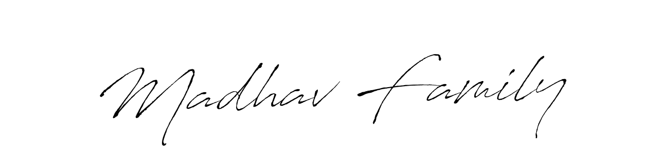 Also You can easily find your signature by using the search form. We will create Madhav Family name handwritten signature images for you free of cost using Antro_Vectra sign style. Madhav Family signature style 6 images and pictures png